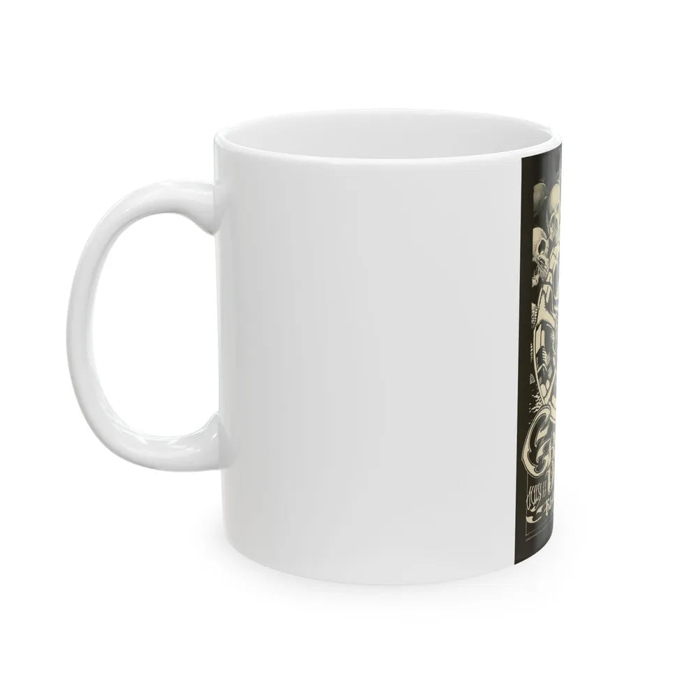 Cheer 1968 (Music Poster) White Coffee Mug-Go Mug Yourself