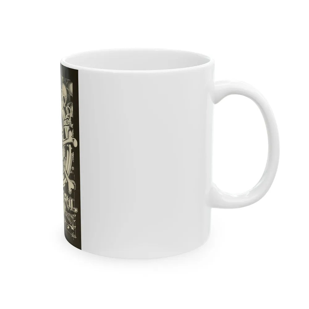 Cheer 1968 (Music Poster) White Coffee Mug-Go Mug Yourself