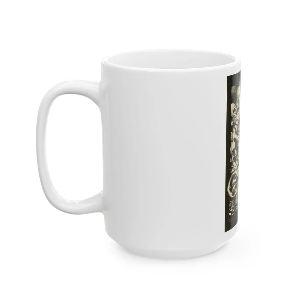 Cheer 1968 (Music Poster) White Coffee Mug-Go Mug Yourself