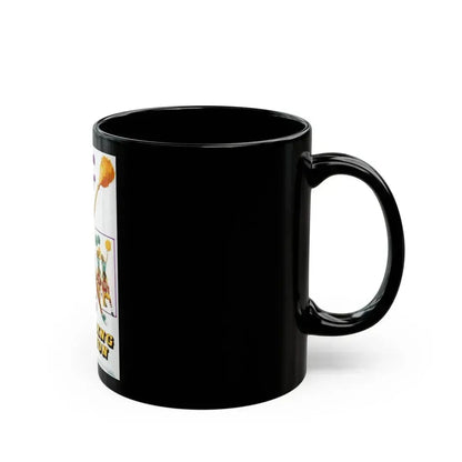 CHEERING SECTION 1977 Movie Poster - Black Coffee Mug - Go Mug Yourself