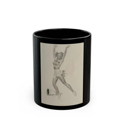 Cheerleader - Black Coffee Mug 11oz - Go Mug Yourself