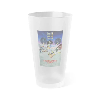 CHEERLEADER CAMP 1988 Movie Poster - Frosted Pint Glass 16oz 16oz Frosted - Go Mug Yourself