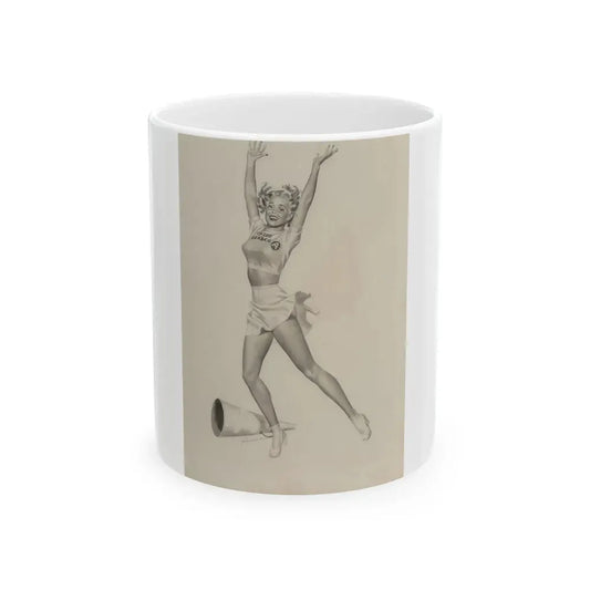 Cheerleader - White Coffee Mug 11oz - Go Mug Yourself