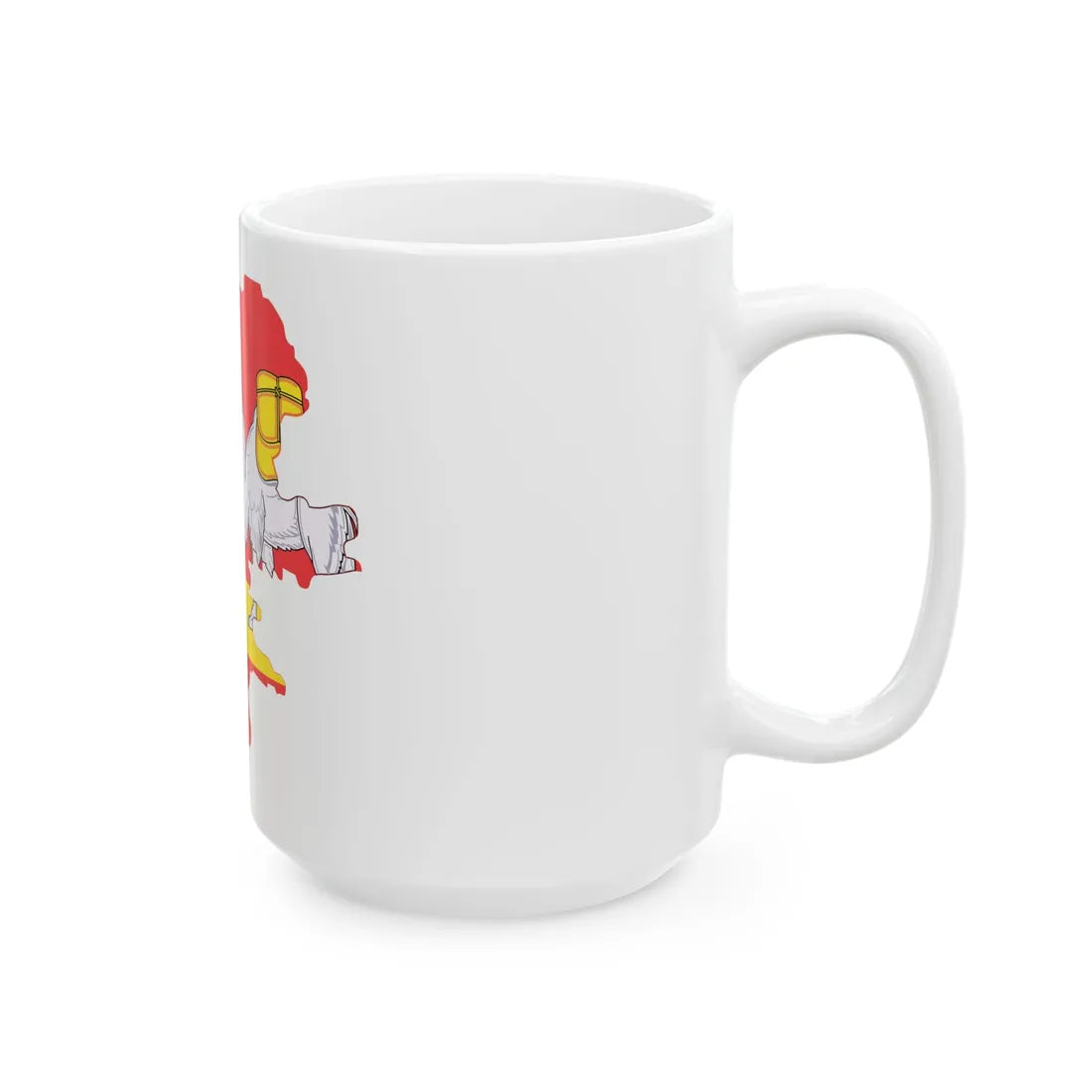 Chelyab-obl-geo-stub (Russia) White Coffee Mug - Go Mug Yourself