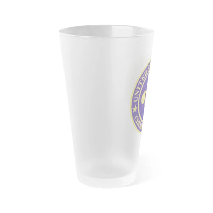 Chemical Corps (U.S. Army) Frosted Pint Glass 16oz-Go Mug Yourself