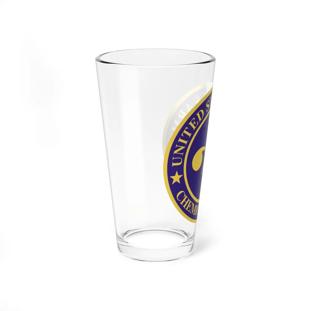 Chemical Corps (U.S. Army) Pint Glass 16oz-Go Mug Yourself