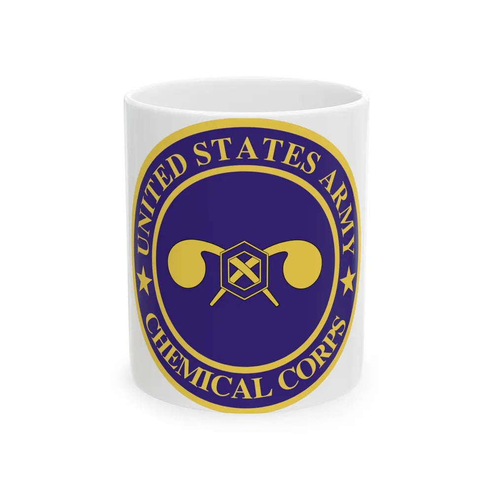 Chemical Corps (U.S. Army) White Coffee Mug-11oz-Go Mug Yourself