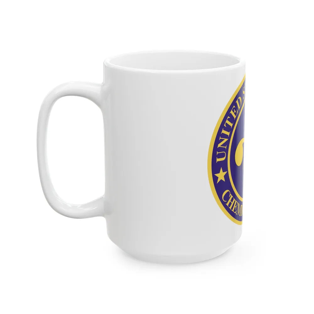 Chemical Corps (U.S. Army) White Coffee Mug-Go Mug Yourself