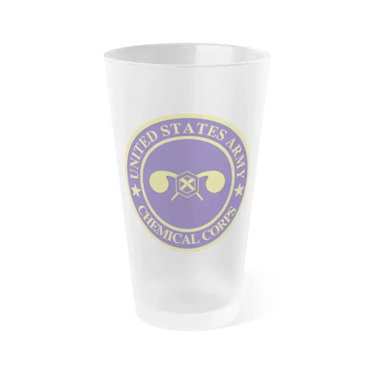 Chemical Corps (U.S. Army) Frosted Pint Glass 16oz Default Title - Go Mug Yourself