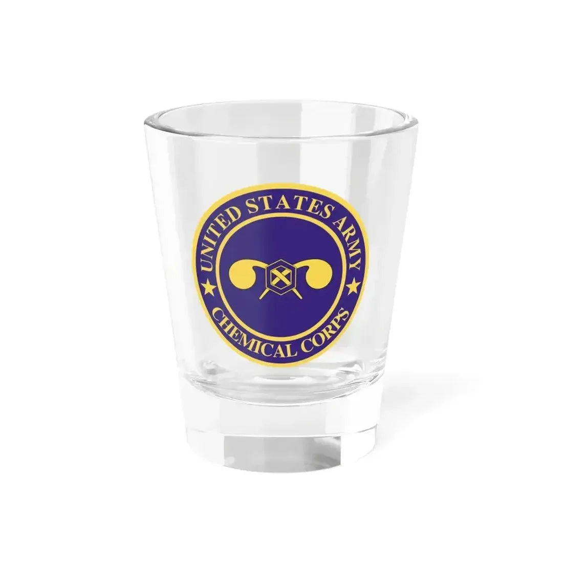 Chemical Corps (U.S. Army) Shot Glass 1.5oz 1.5oz - Go Mug Yourself