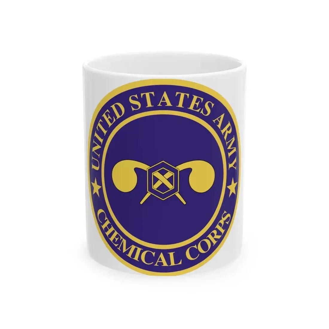 Chemical Corps (U.S. Army) White Coffee Mug 11oz - Go Mug Yourself