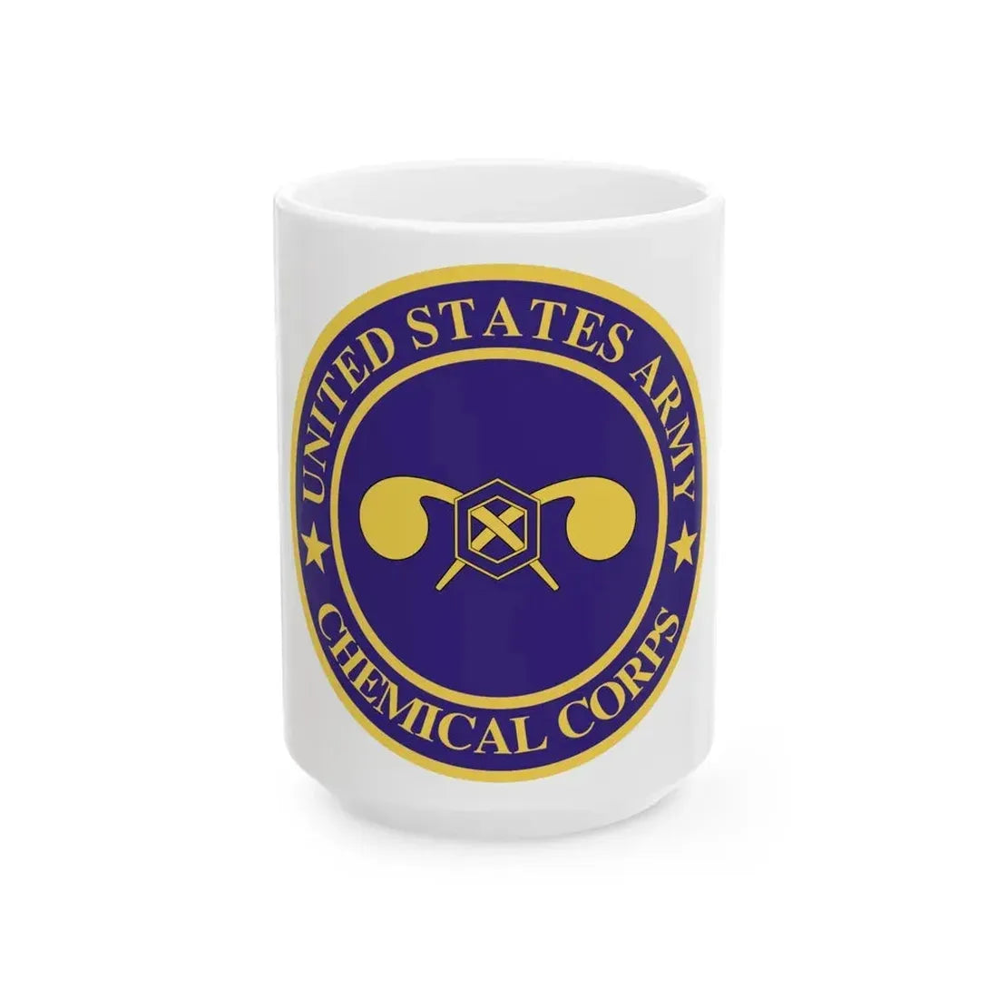 Chemical Corps (U.S. Army) White Coffee Mug 15oz - Go Mug Yourself