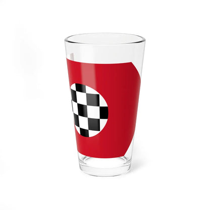 Chequered COA of Morocco (Algeria) Pint Glass 16oz 16oz - Go Mug Yourself