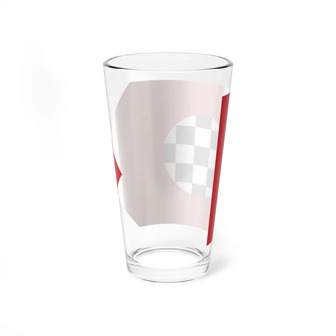 Chequered COA of Morocco (Algeria) Pint Glass 16oz - Go Mug Yourself