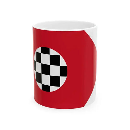 Chequered COA of Morocco (Algeria) White Coffee Mug 11oz - Go Mug Yourself