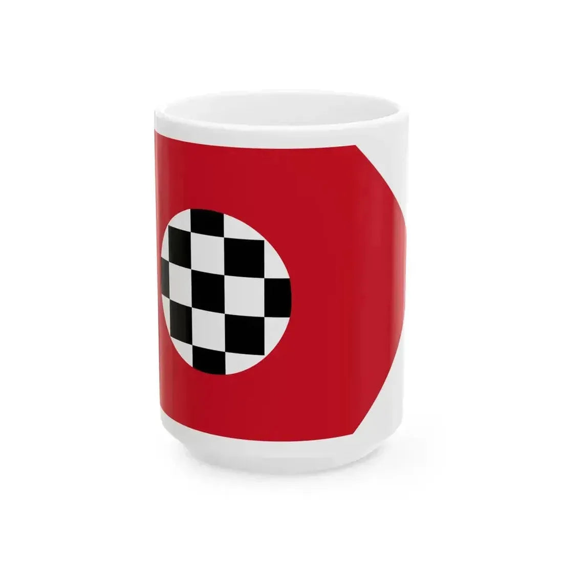 Chequered COA of Morocco (Algeria) White Coffee Mug 15oz - Go Mug Yourself