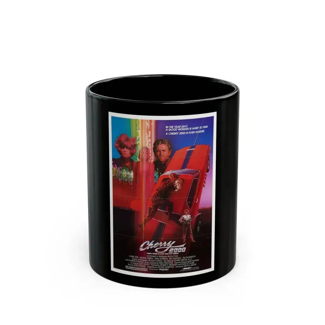 CHERRY 2000 (2) 1987 Movie Poster - Black Coffee Mug 11oz - Go Mug Yourself