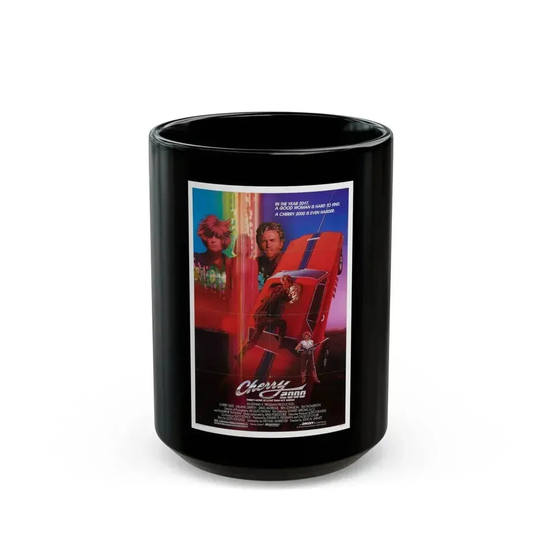 CHERRY 2000 (2) 1987 Movie Poster - Black Coffee Mug 15oz - Go Mug Yourself