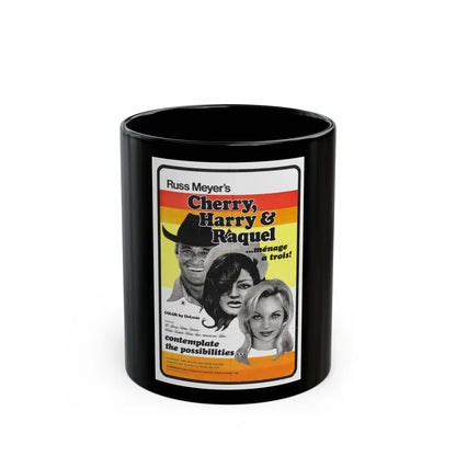 CHERRY, HARRY & RAQUEL 1969 Movie Poster - Black Coffee Mug-11oz-Go Mug Yourself