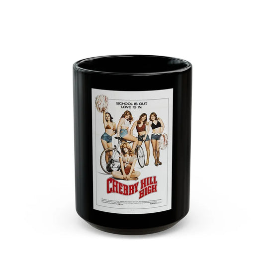 CHERRY HILL HIGH 1977 Movie Poster - Black Coffee Mug-15oz-Go Mug Yourself