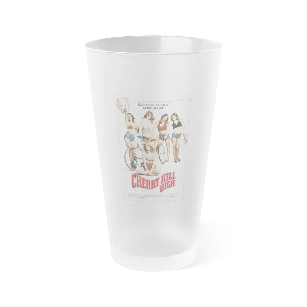 CHERRY HILL HIGH 1977 Movie Poster - Frosted Pint Glass 16oz-16oz-Frosted-Go Mug Yourself