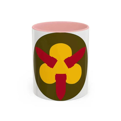 Chesapeake Bay Frontier Defense Sector (U.S. Army) Accent Coffee Mug 11oz Pink - Go Mug Yourself