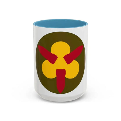 Chesapeake Bay Frontier Defense Sector (U.S. Army) Accent Coffee Mug 15oz Light Blue - Go Mug Yourself