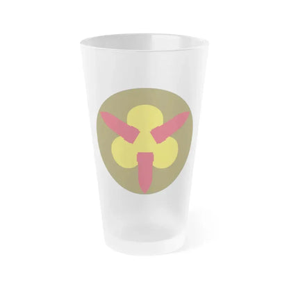 Chesapeake Bay Frontier Defense Sector (U.S. Army) Frosted Pint Glass 16oz Default Title - Go Mug Yourself