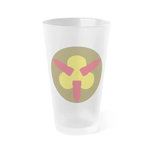 Chesapeake Bay Frontier Defense Sector (U.S. Army) Frosted Pint Glass 16oz Default Title - Go Mug Yourself