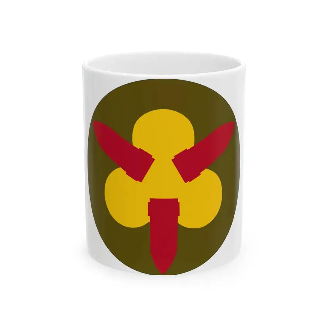 Chesapeake Bay Frontier Defense Sector (U.S. Army) White Coffee Mug 11oz - Go Mug Yourself