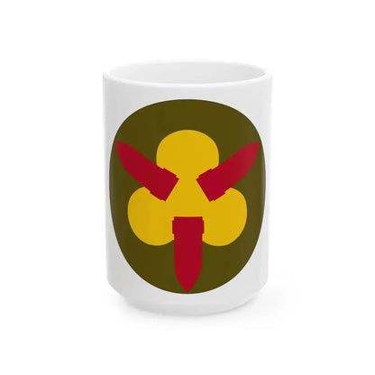 Chesapeake Bay Frontier Defense Sector (U.S. Army) White Coffee Mug 15oz - Go Mug Yourself