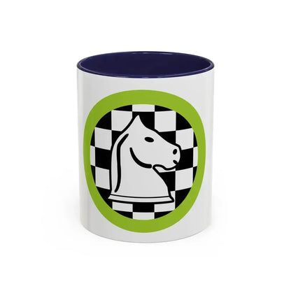 Chess (Boy Scout Merit Badge) Accent Coffee Mug 11oz Navy - Go Mug Yourself