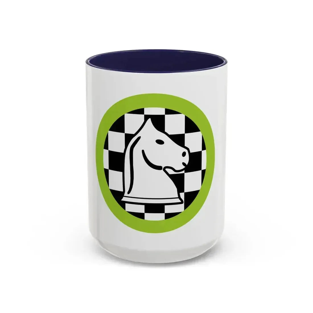 Chess (Boy Scout Merit Badge) Accent Coffee Mug 15oz Navy - Go Mug Yourself