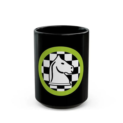Chess (Boy Scout Merit Badge) Black Coffee Mug 15oz - Go Mug Yourself