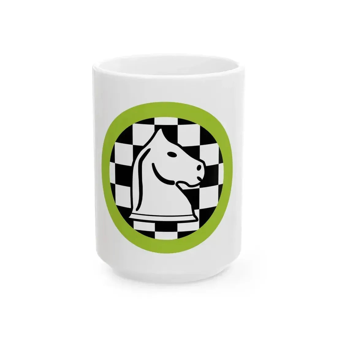 Chess (Boy Scout Merit Badge) White Coffee Mug 15oz - Go Mug Yourself