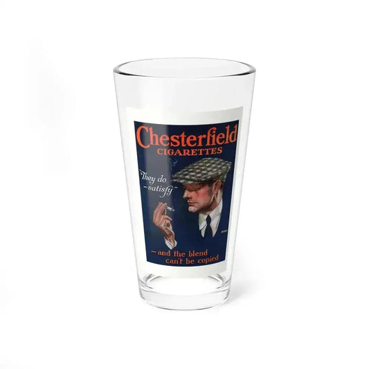 Chesterfield cigarettes ad, The Popular Magazine, November 7, 1919 (Magazine Illustration) Pint Glass 16oz 16oz - Go Mug Yourself