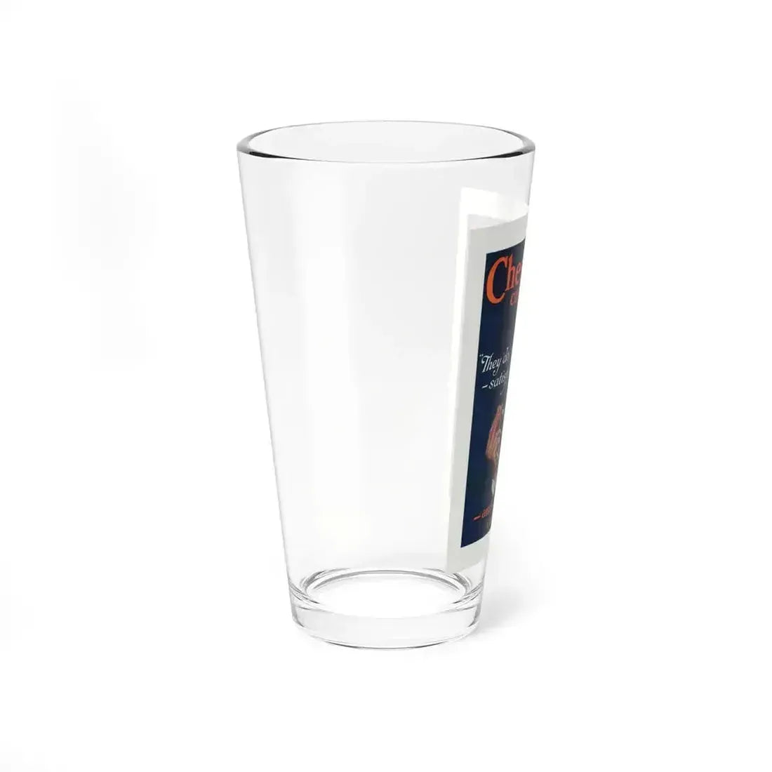 Chesterfield cigarettes ad, The Popular Magazine, November 7, 1919 (Magazine Illustration) Pint Glass 16oz - Go Mug Yourself