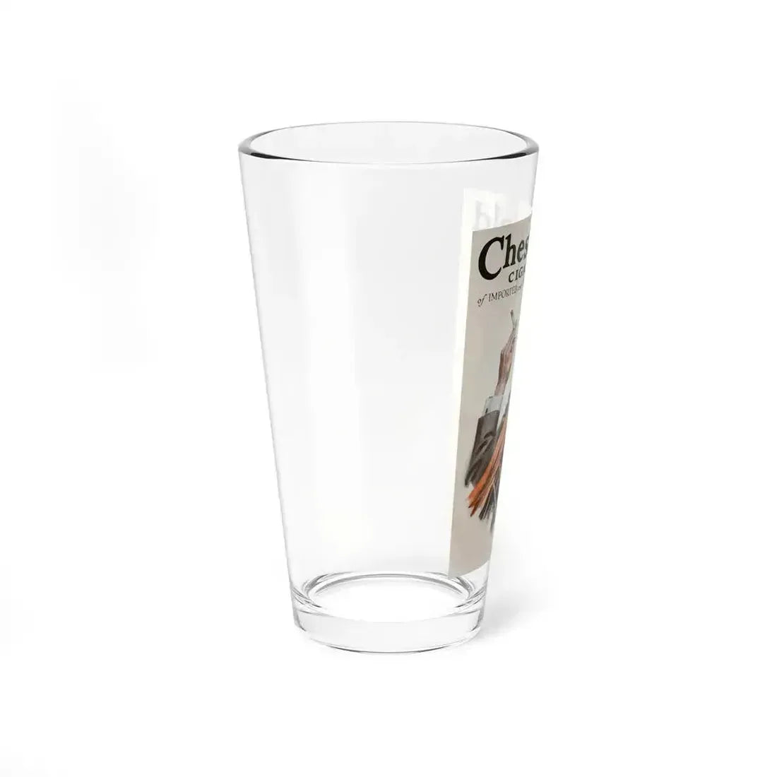 Chesterfield Cigarettes Magazine ad from Liggett & Myers Tobacco Co, 1917 (Magazine Illustration) Pint Glass 16oz - Go Mug Yourself