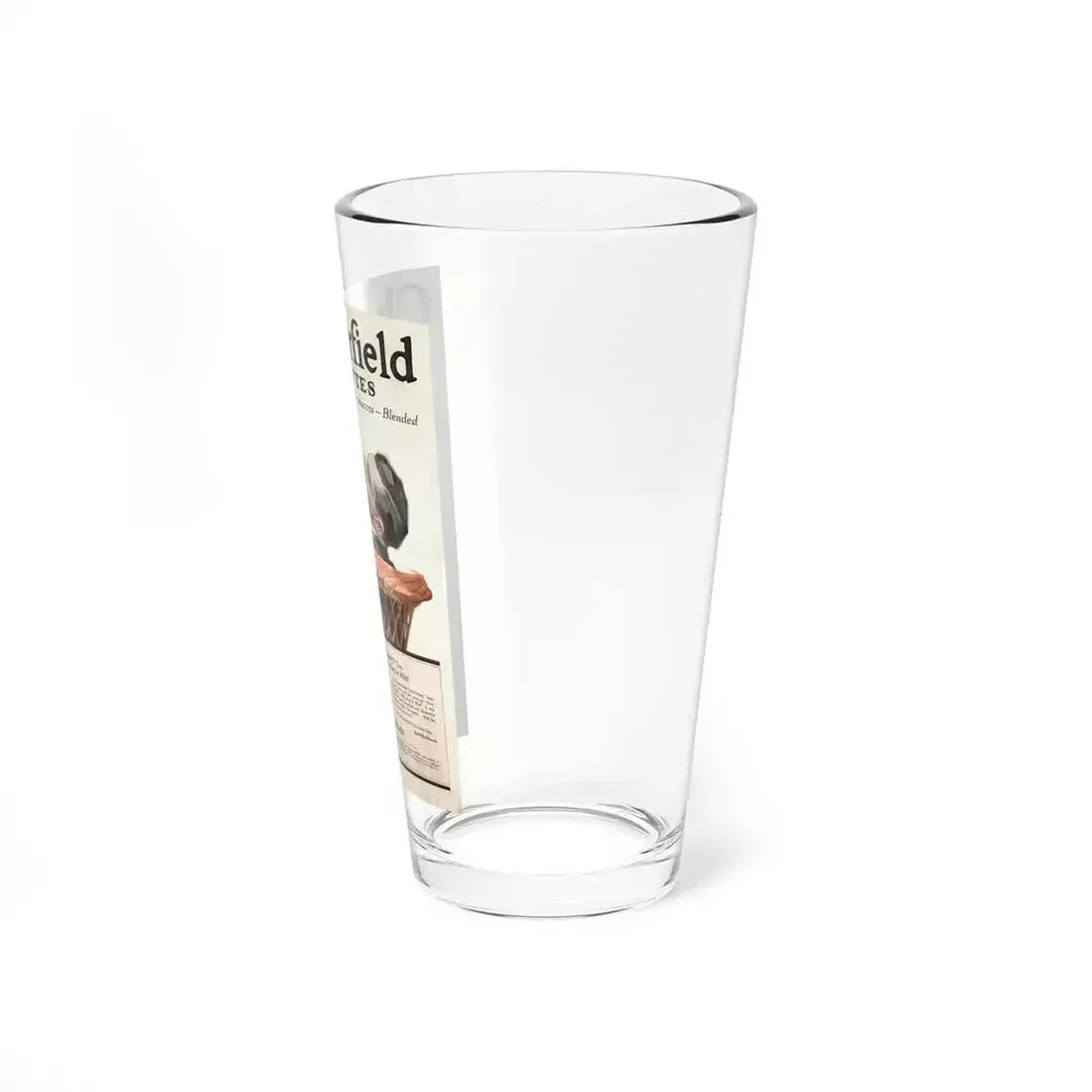 Chesterfield Cigarettes Magazine ad from Liggett & Myers Tobacco Co, 1917 (Magazine Illustration) Pint Glass 16oz - Go Mug Yourself