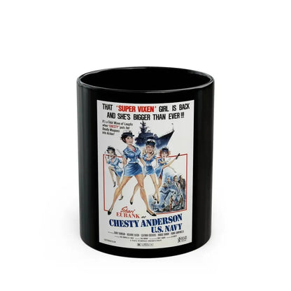 CHESTY ANDERSON, US NAVY 1976 Movie Poster - Black Coffee Mug 11oz - Go Mug Yourself