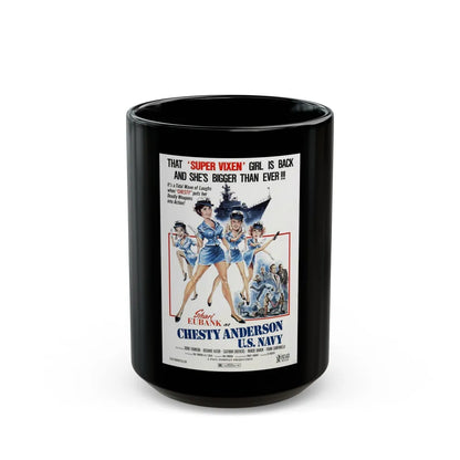 CHESTY ANDERSON, US NAVY 1976 Movie Poster - Black Coffee Mug-15oz-Go Mug Yourself