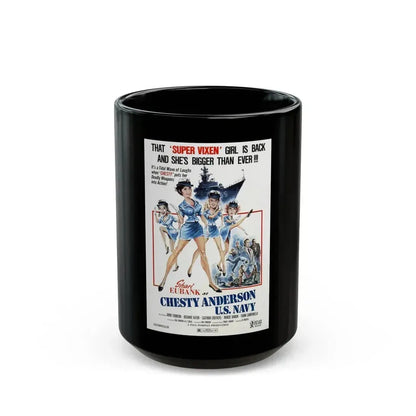 CHESTY ANDERSON, US NAVY 1976 Movie Poster - Black Coffee Mug 15oz - Go Mug Yourself