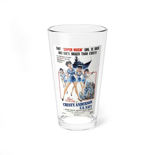 CHESTY ANDERSON, US NAVY 1976 Movie Poster - Pint Glass 16oz-16oz-Go Mug Yourself