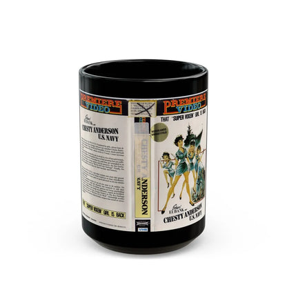 CHESTY ANDERSON US NAVY (VHS COVER) - Black Coffee Mug-15oz-Go Mug Yourself