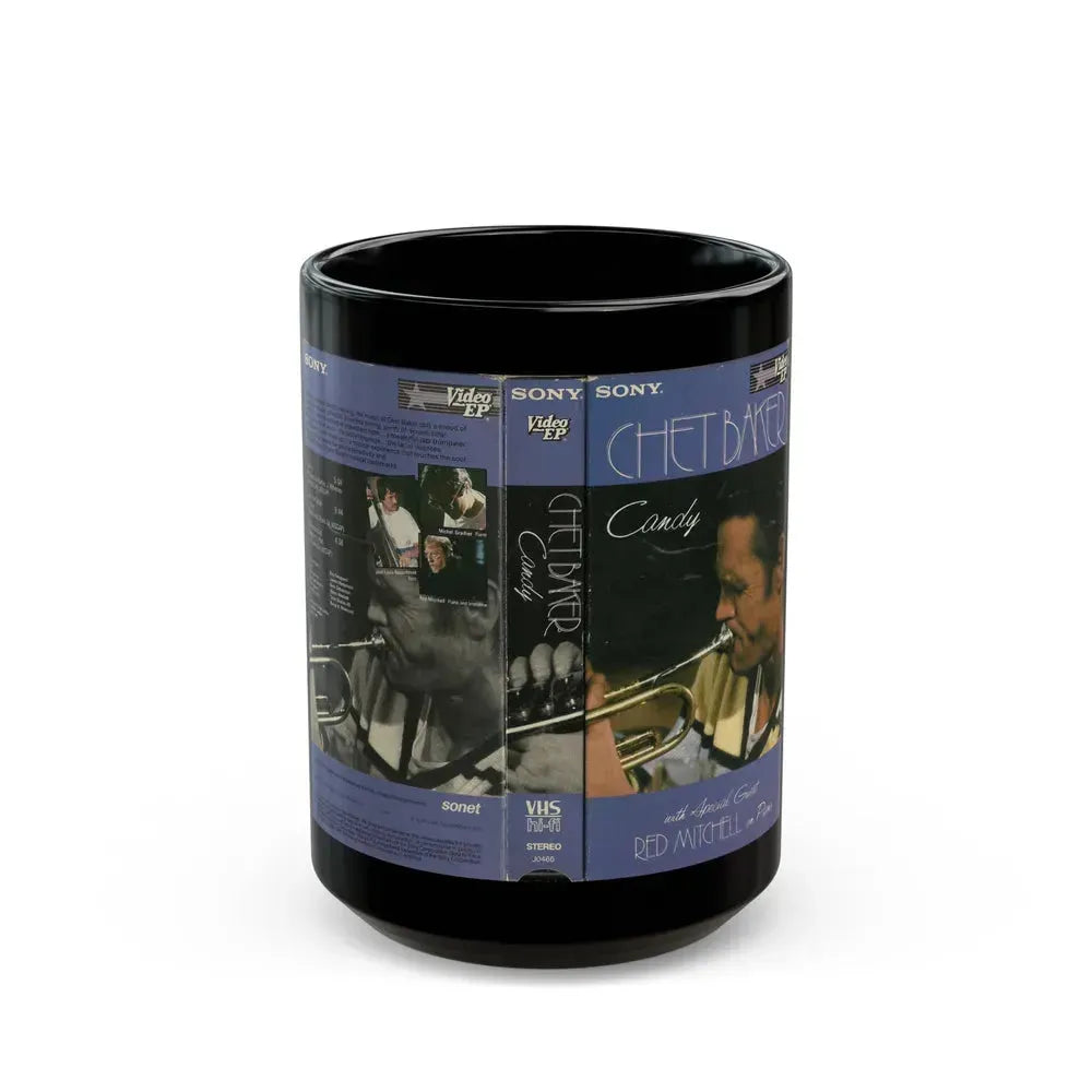 CHET BAKER CANDY (VHS COVER) - Black Coffee Mug 15oz - Go Mug Yourself