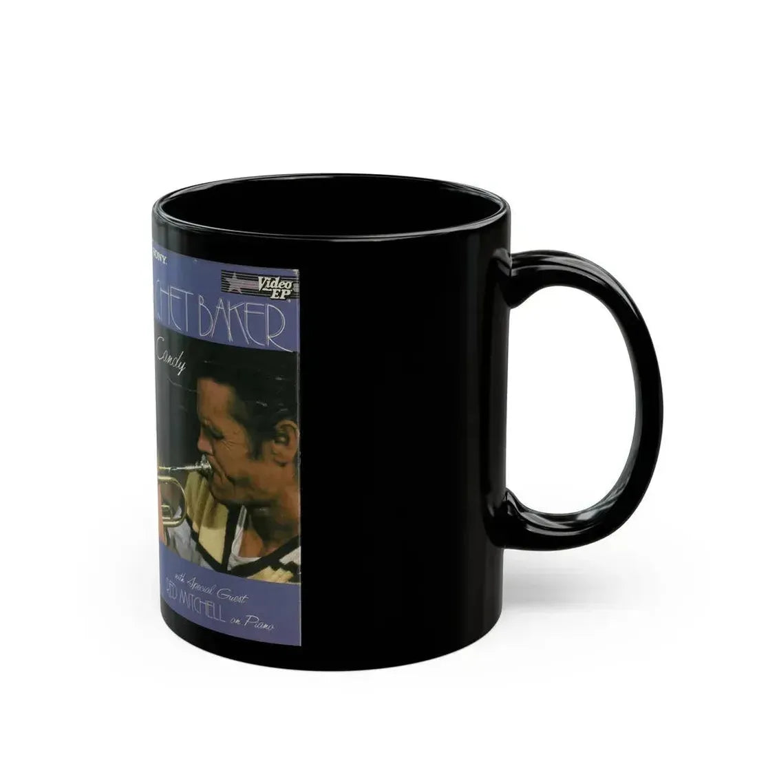CHET BAKER CANDY (VHS COVER) - Black Coffee Mug - Go Mug Yourself