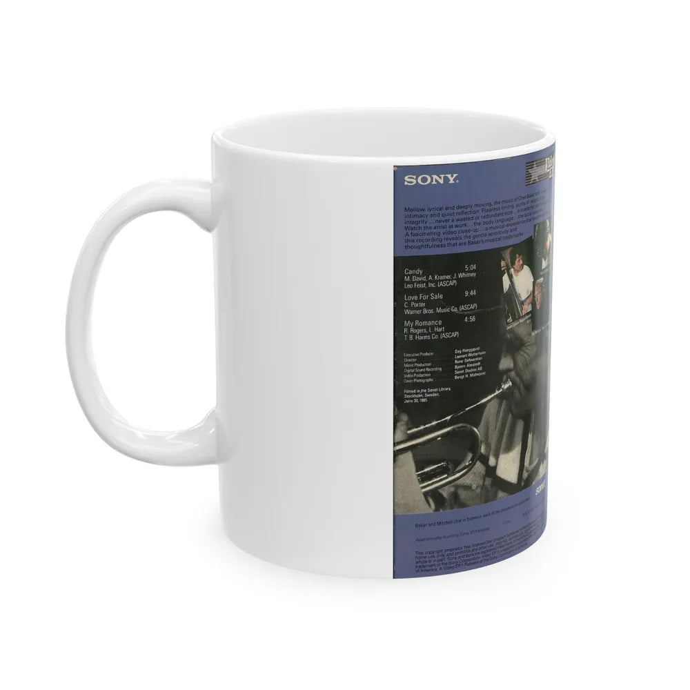 CHET BAKER CANDY (VHS COVER) - White Coffee Mug-Go Mug Yourself