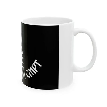 Chetnik flag 1990s (Serbia) White Coffee Mug - Go Mug Yourself