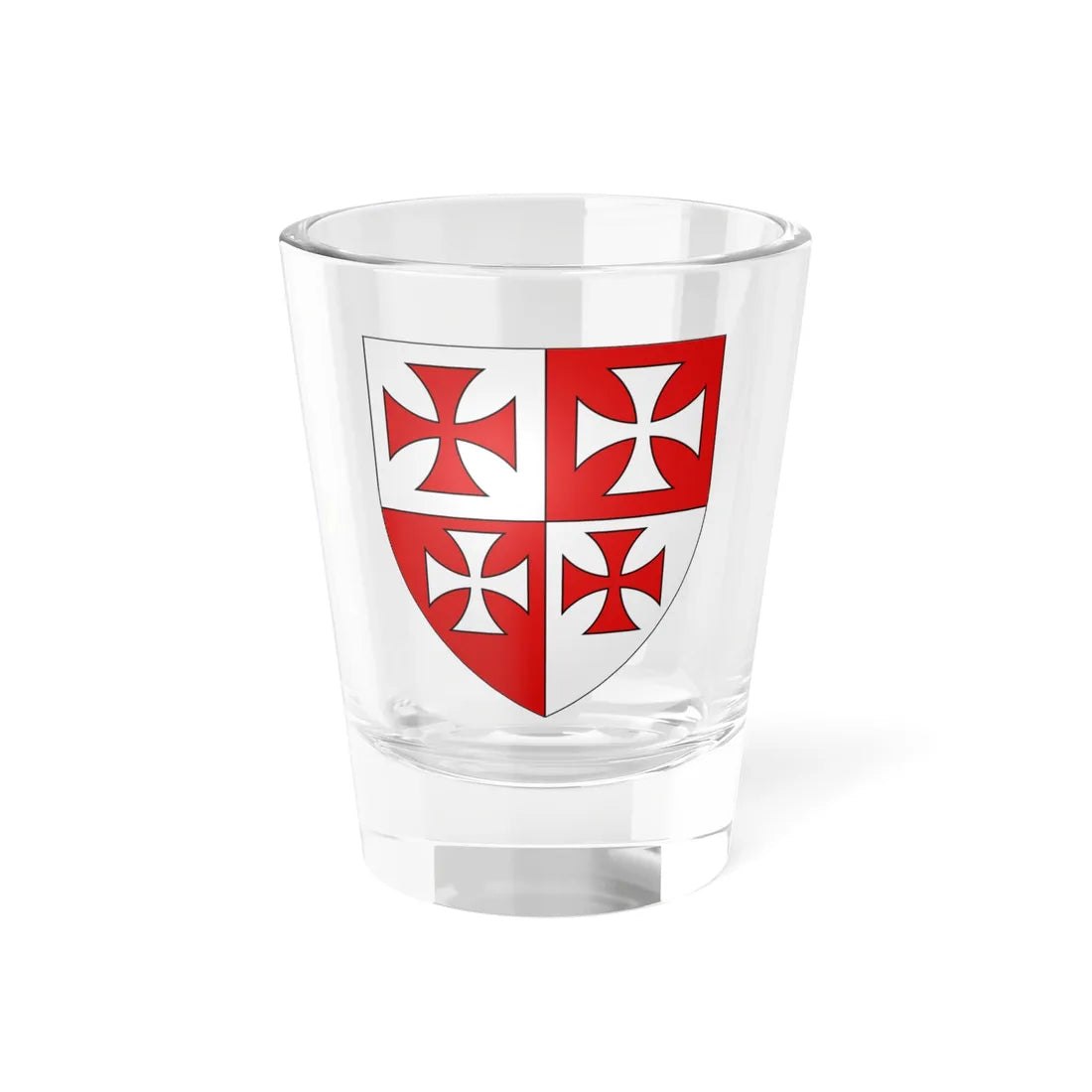 Chetwode arms (England) (Coat of Arms) Shot Glass 1.5oz 1.5oz - Go Mug Yourself
