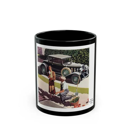 Chevrolet 445, advertisement, The American Magazine, August 1932 - Black Coffee Mug 11oz - Go Mug Yourself
